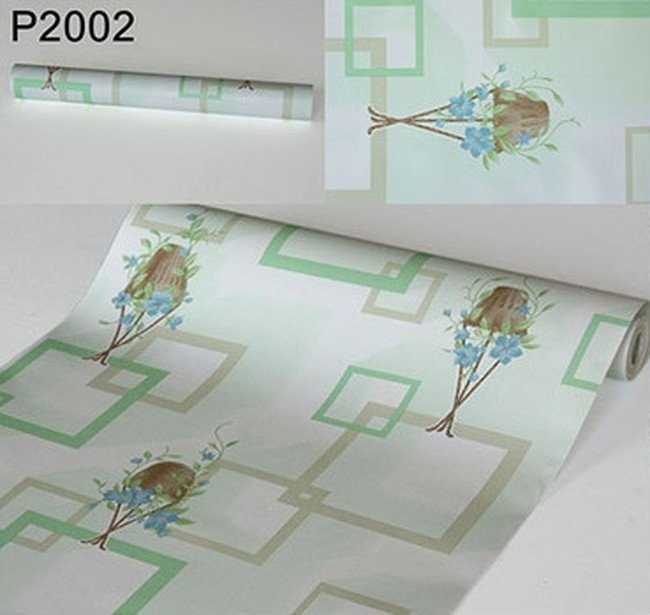 【50m】p2002 幾何学柄 パターン グリーン 壁紙 シール リフォーム 多用途 ウォールステッカー はがせる リメイクシート