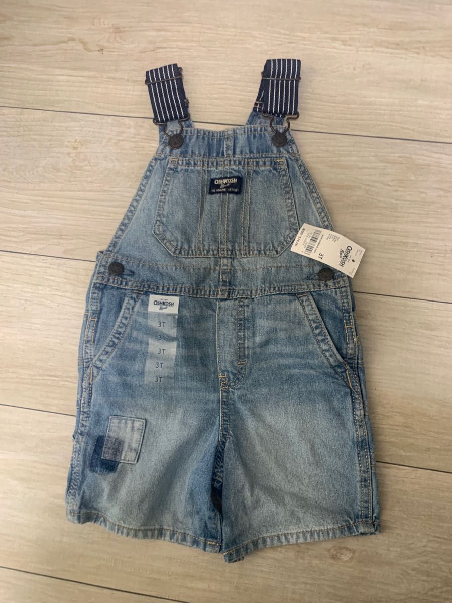 Oshkosh B'gosh デニムショートオール オシュコシュ 3T