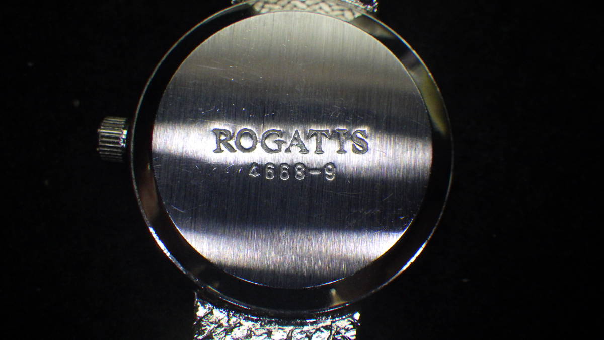 【セール中！】稼働品 ROGATIS クオーツ 電池交換済_画像6