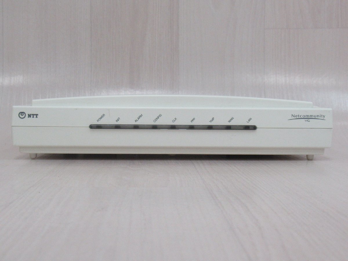 ▲Ω ZR 13857# 保証有 キレイめ NTT【 VG420I-E ゲートウェイSX(1) 】東07年製 Netcommunity ISDN ひかり電話 ゲートウェイ装置 Ver.8.0.2_画像2