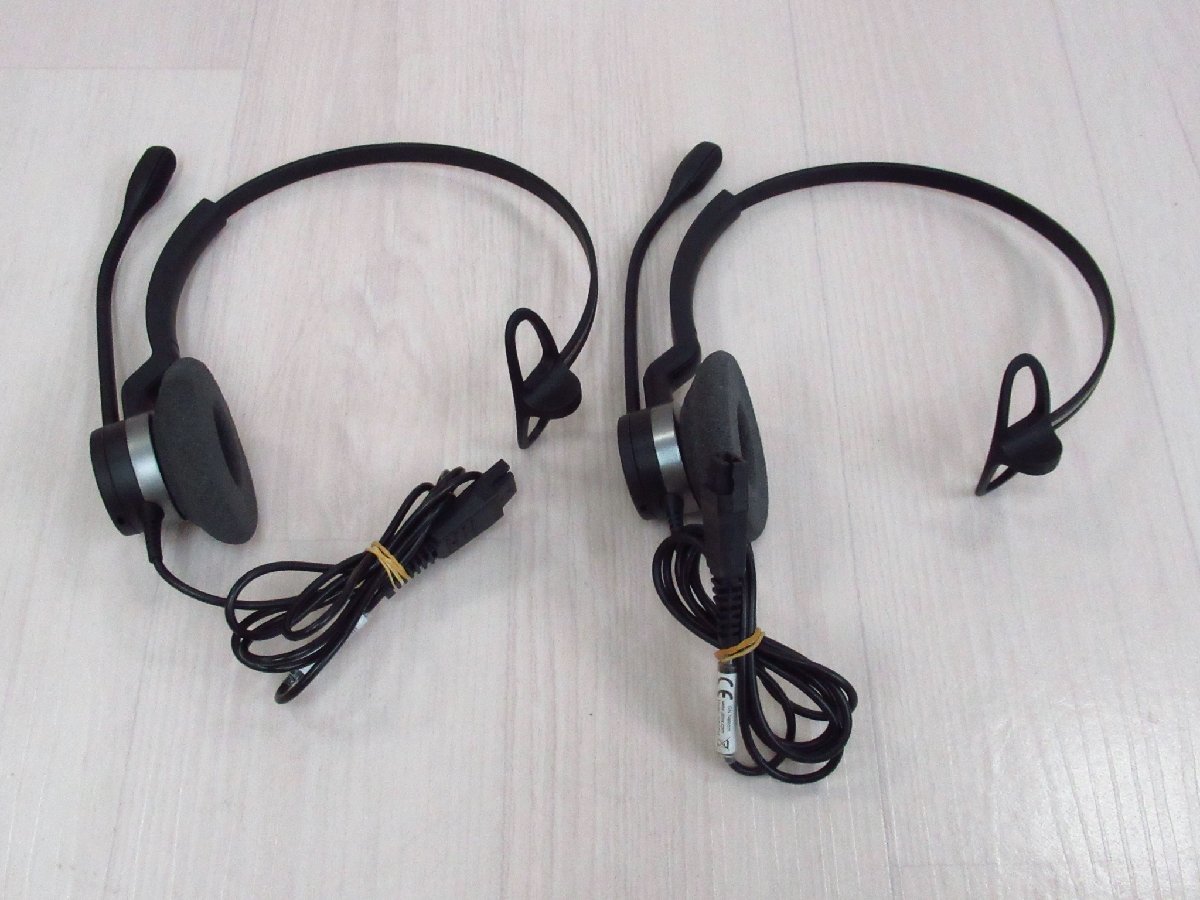 Ω XI2 6222 保証有 Jabra BIZ 2300 QD ヘッドセット HSC015 2台セット ・祝10000！取引突破！_画像1