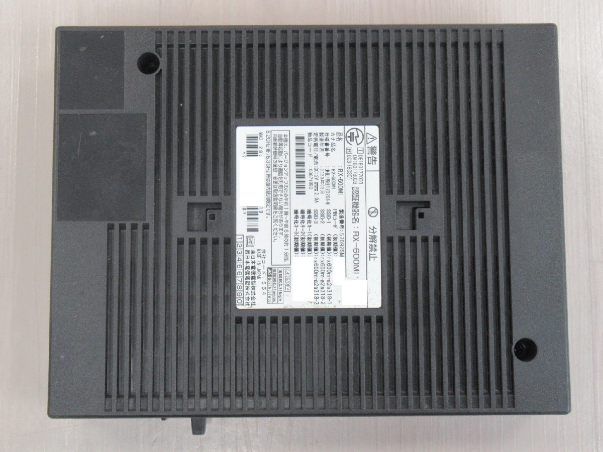 △Ω ZR 14028# 保証有 NTT【 RX-600MI 】(SC-40NE(2)Wifiカード △Ω ZR 14028# 保証有 NTT【 RX-600MI 】(SC-40NE(2)Wifiカード