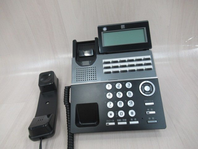Ω ア13683※保証有 キレイ 2台 SAXA サクサ TD810(K) 18ボタン標準電話機 21年製・祝10000！取引突破！_画像2