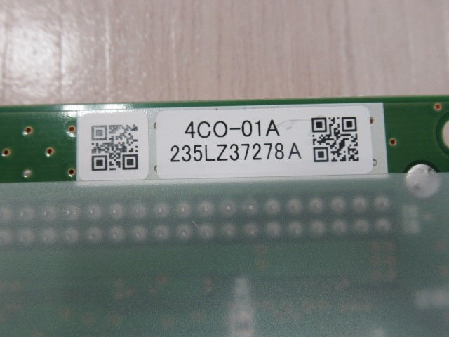 y 13698※保証有 SAXA/サクサ 4CO-01A PLATIAⅡV 4アナログ局線 y 13698※保証有 SAXA/サクサ 4CO-01A PLATIAⅡV 4アナログ局線