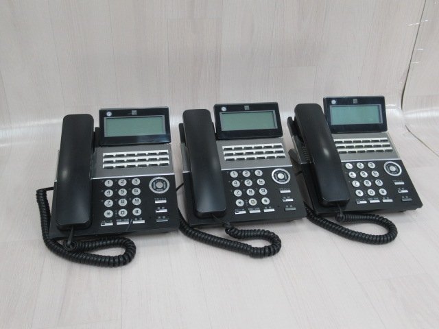ΩZV3 621 o 保証有 SAXA サクサ TD810(K) 18ボタン標準電話機 18年製 3台セット 綺麗目 ・祝10000！取引突破！