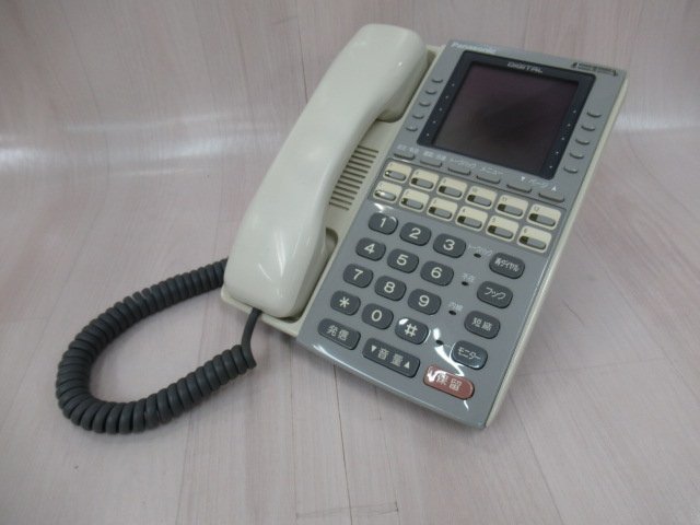 ▲Ω保証有 ZK1 6438) VB-D411L パナソニック 12ボタン大型表示電話機 中古ビジネスホン 領収書発行可能 ・祝10000取引!! 同梱可