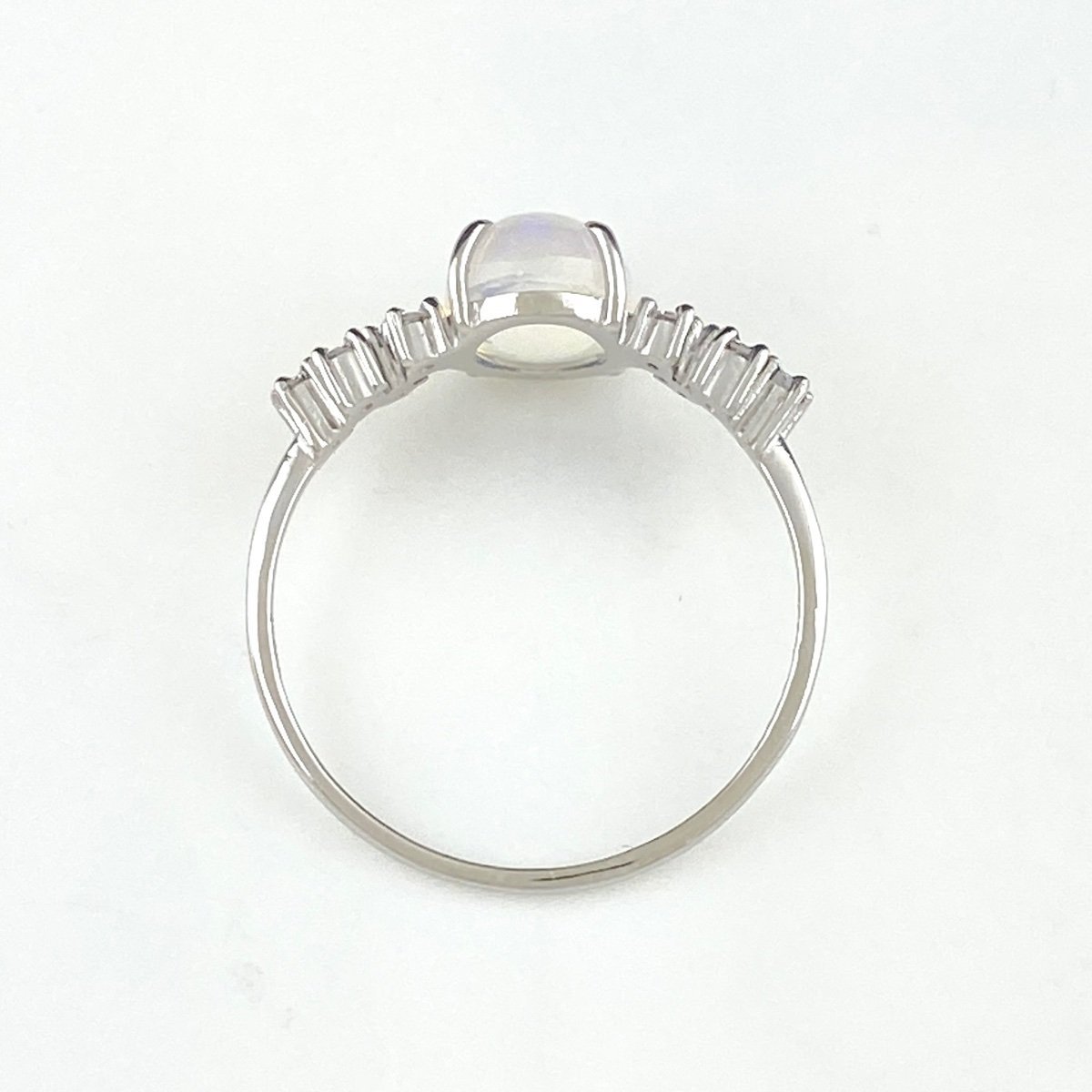 リメイク オパール デザインリング プラチナ 指輪 ダイヤモンド リング