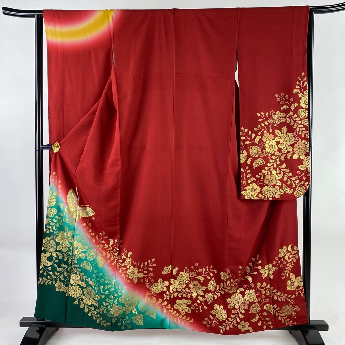 振袖 身丈160cm 裄丈68cm 正絹 美品 秀品-