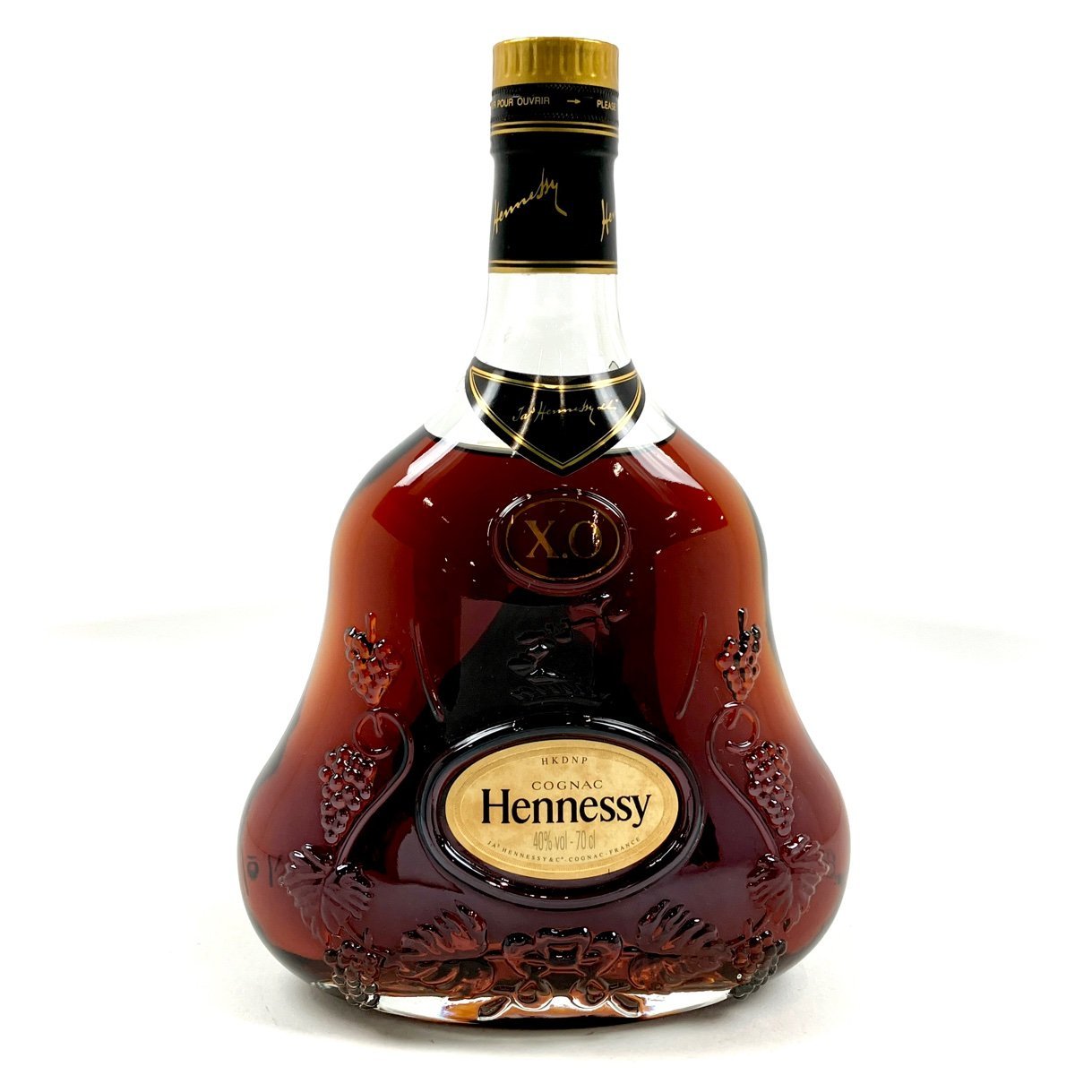 Yahoo!オークション - ヘネシー Hennessy XO 金キャップ クリアボトル...