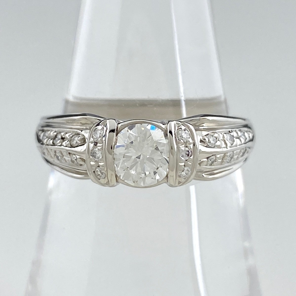 数量限定】 15.5号 リング 指輪 プラチナ デザインリング ダイヤモンド