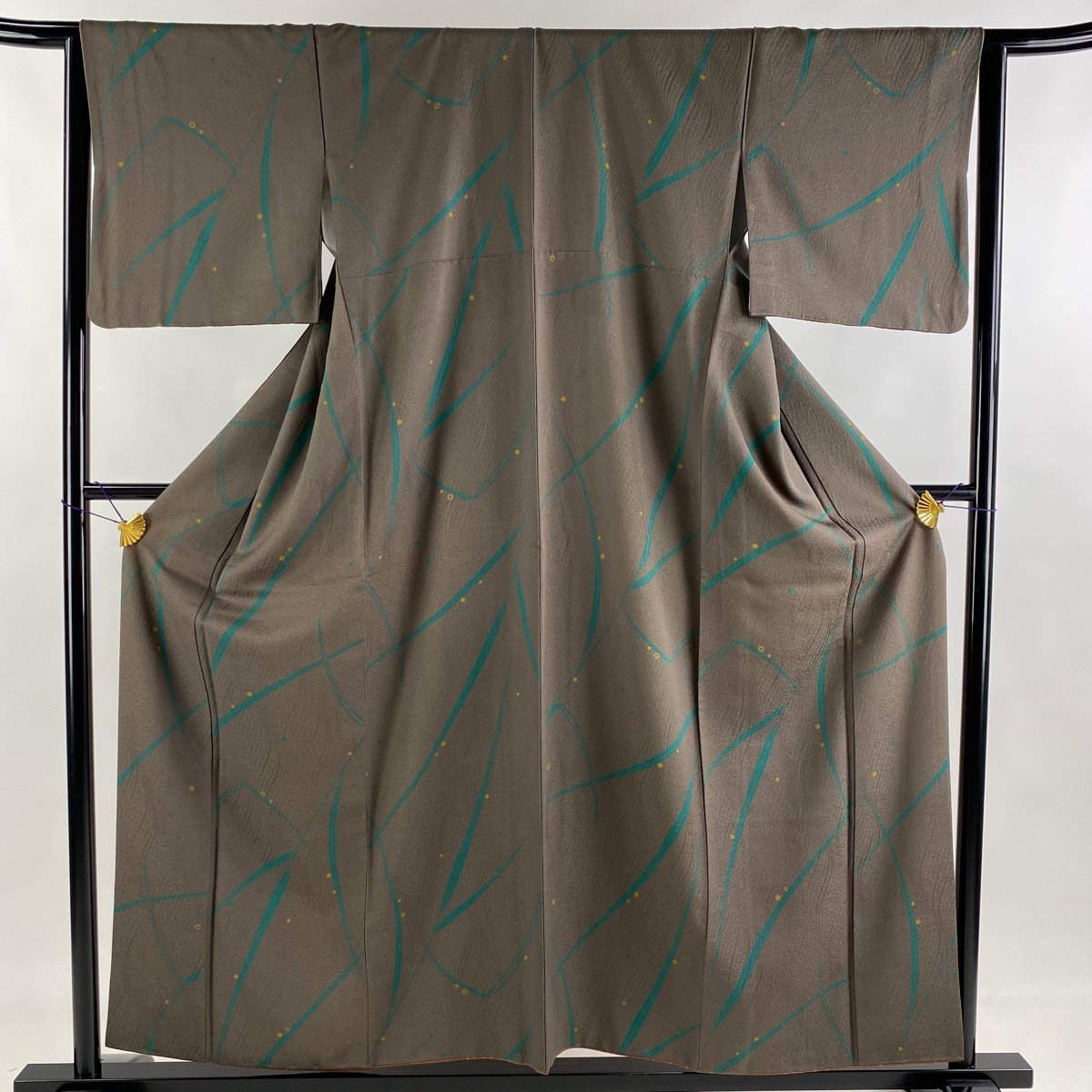 ☆日本の職人技☆ S 裄丈63.5cm 身丈155.5cm 小紋 袷 【中古】 秀品 美