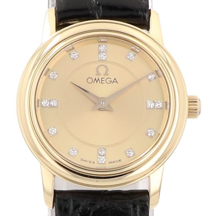 一番の 腕時計 4670.15.01 OMEGA オメガ YG 【中古】 レディース