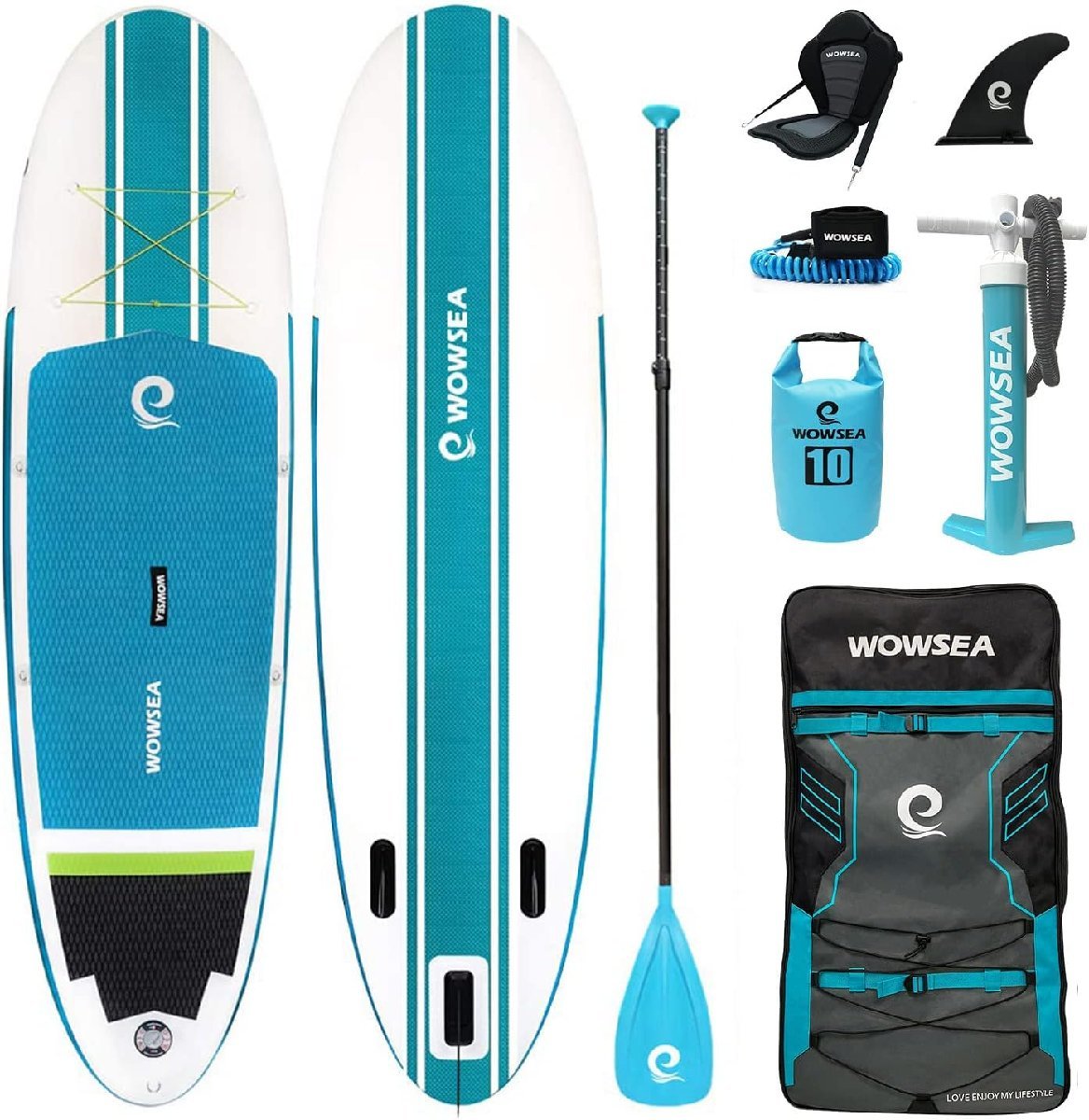 訳あり】 10'6/323cm SUP BlueskyB2 WOWSEA ブルー×ホワイト ※沖縄