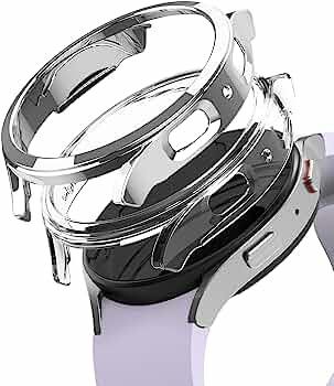 [2個入り]【Ringke】Galaxy Watch 5 40mm 用 ケース 保護 超薄型 カバー メタリック ケース