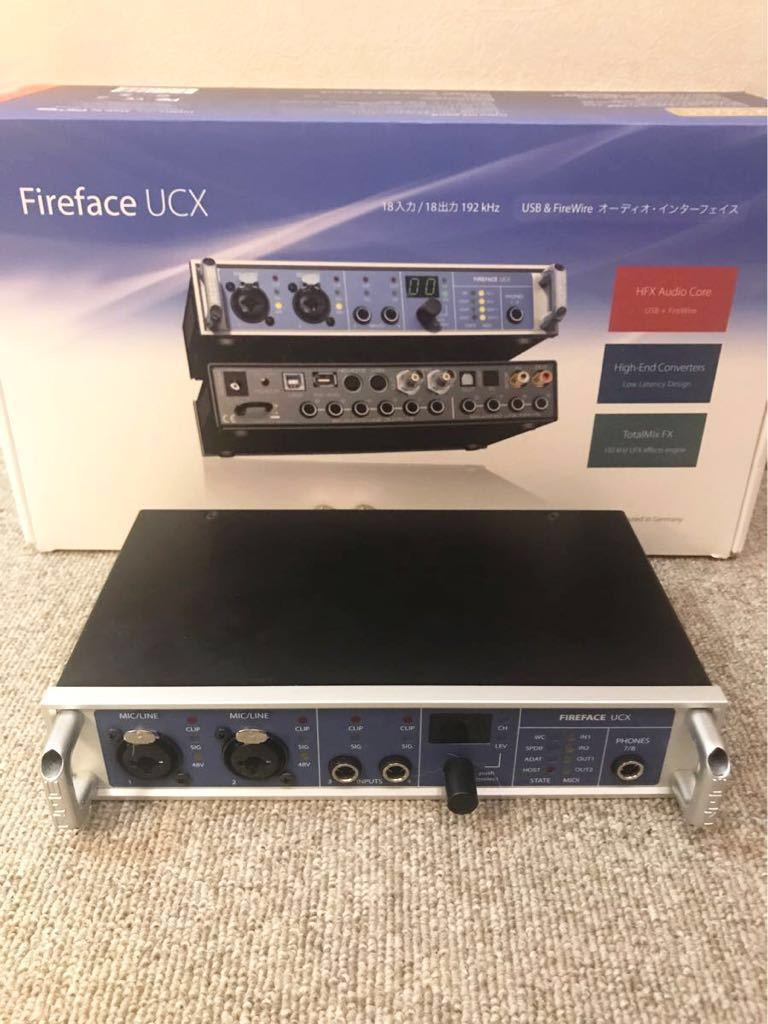 *RME Fireface UCX / used beautiful goods / audio interface / box equipped 