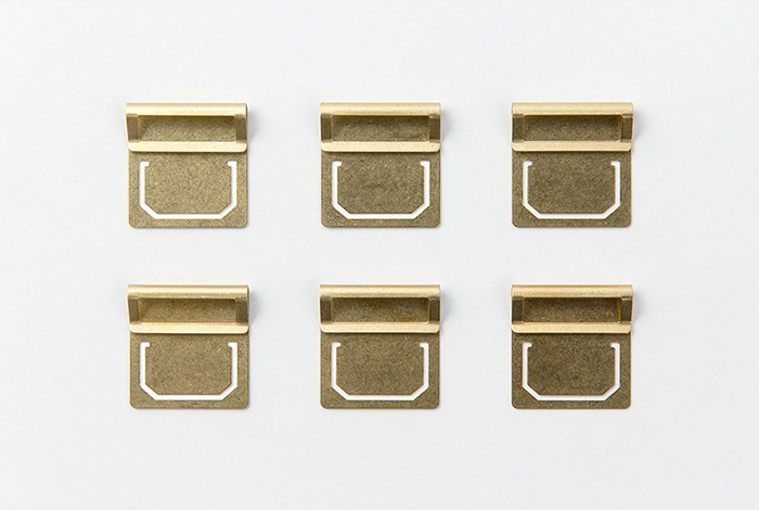 【未使用品】トラベラーズカンパニー ミドリ BRASS INDEX CLIP / ブラス インデックスクリップ　43210006_画像2