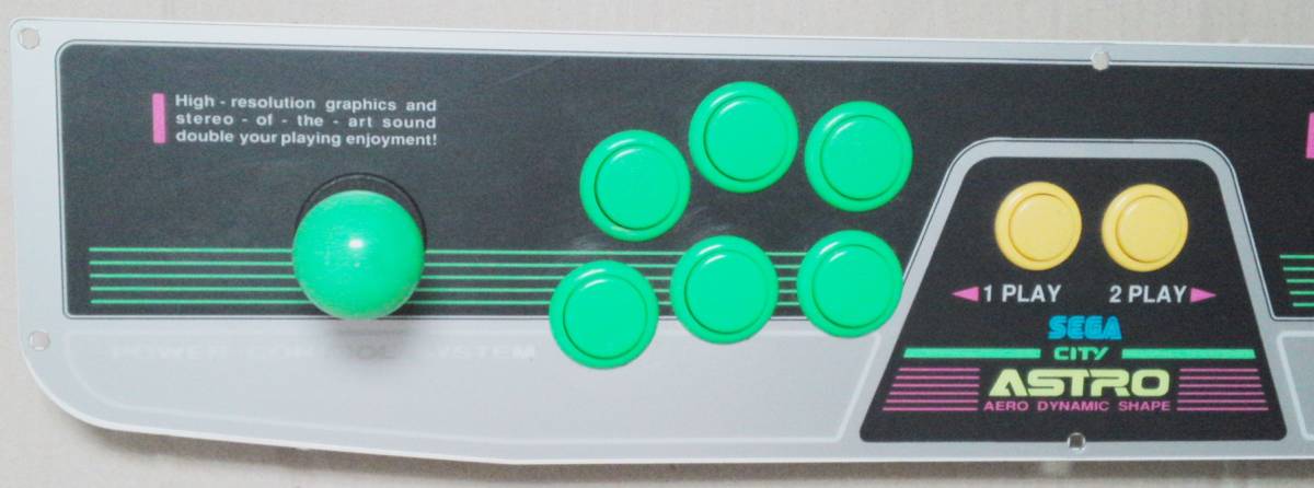 SEGA Sega Astro City control panel 2L12B Junk 