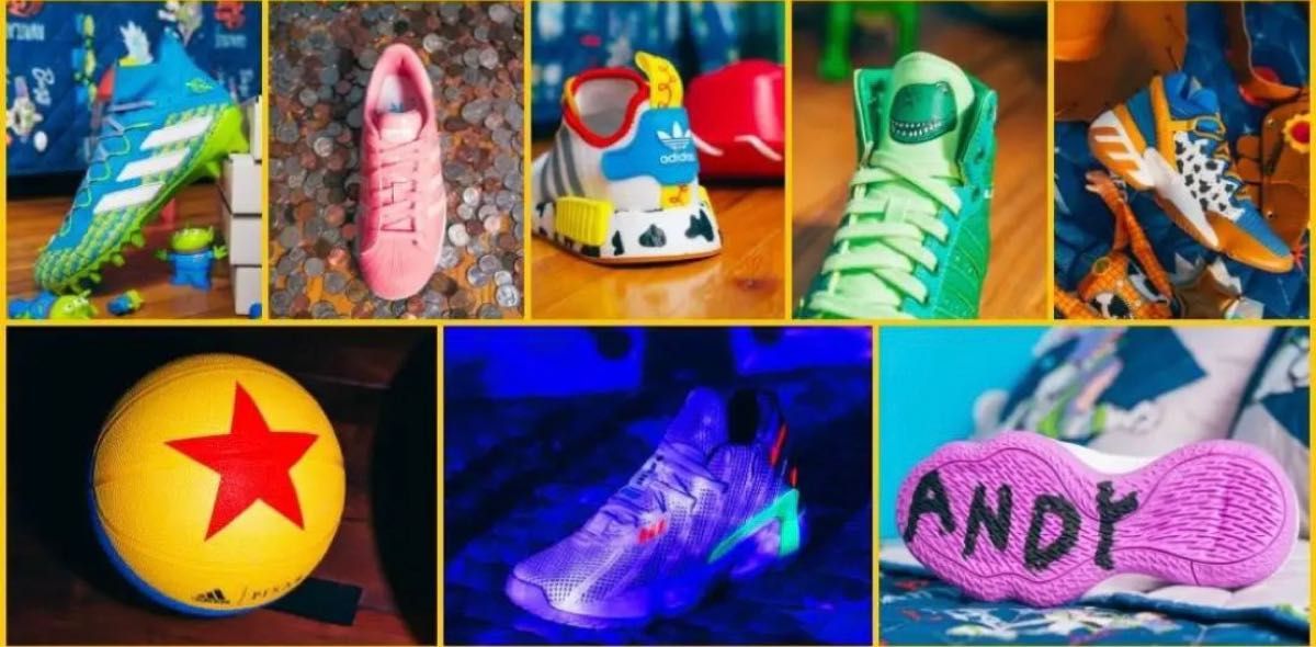 日本未発売 PIXAR世界100個限定 PIXAR×adidas ピクサーボール