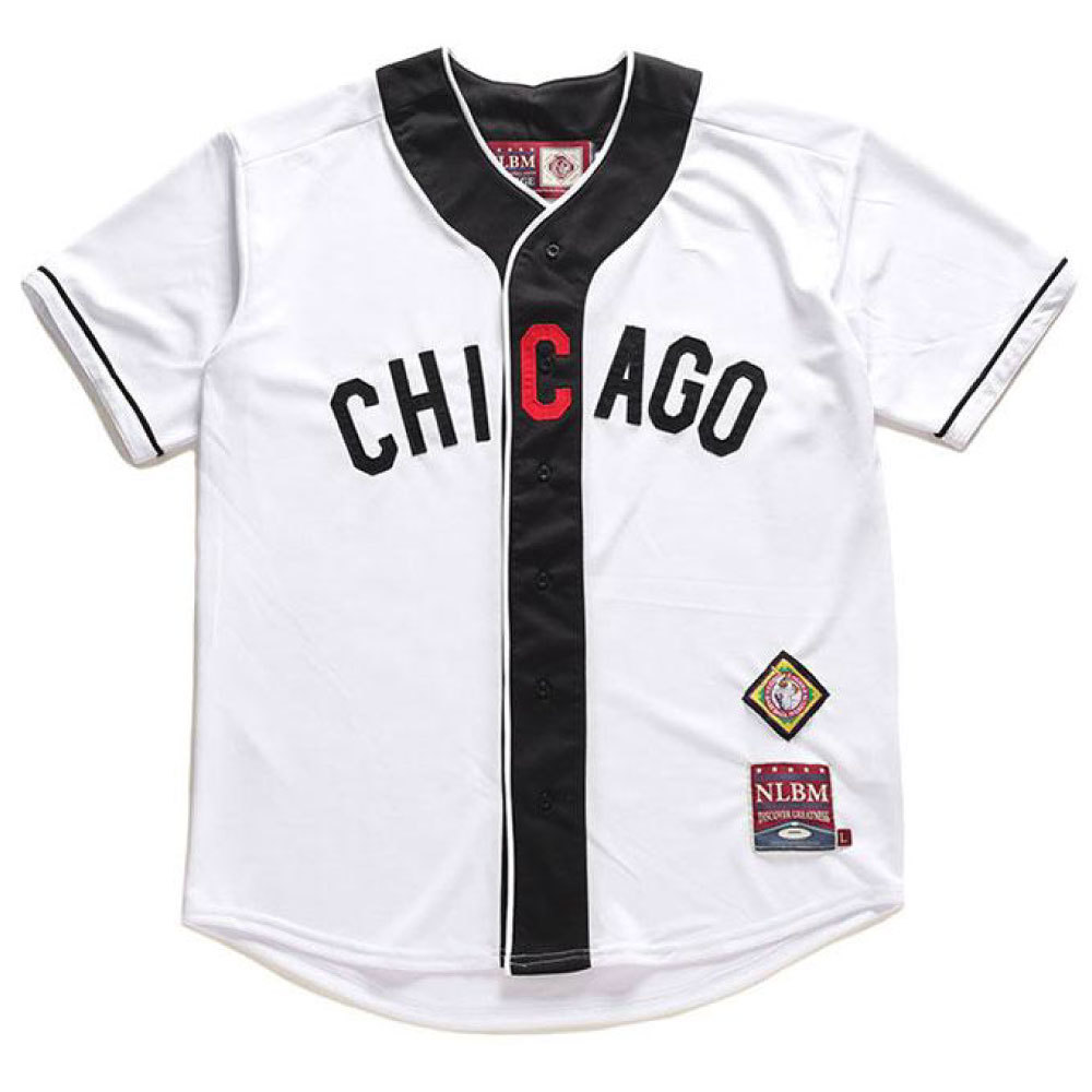 【お買い得！】 新品 L シャツ ベースボール シカゴ オフィシャル ニグロリーグ Shirt Jersey Baseball Americangiants Chicago NLBM Reason 海外限定 Lサイズ