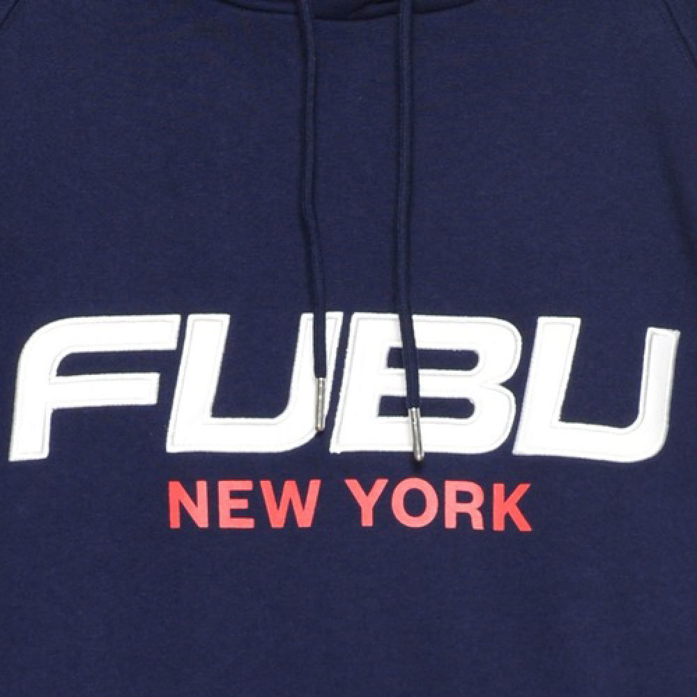 新品 L FUBU フブ Logo Sweat Hoodie 刺繍 ワッペン ロゴ スウェット シャツ パーカー_画像9