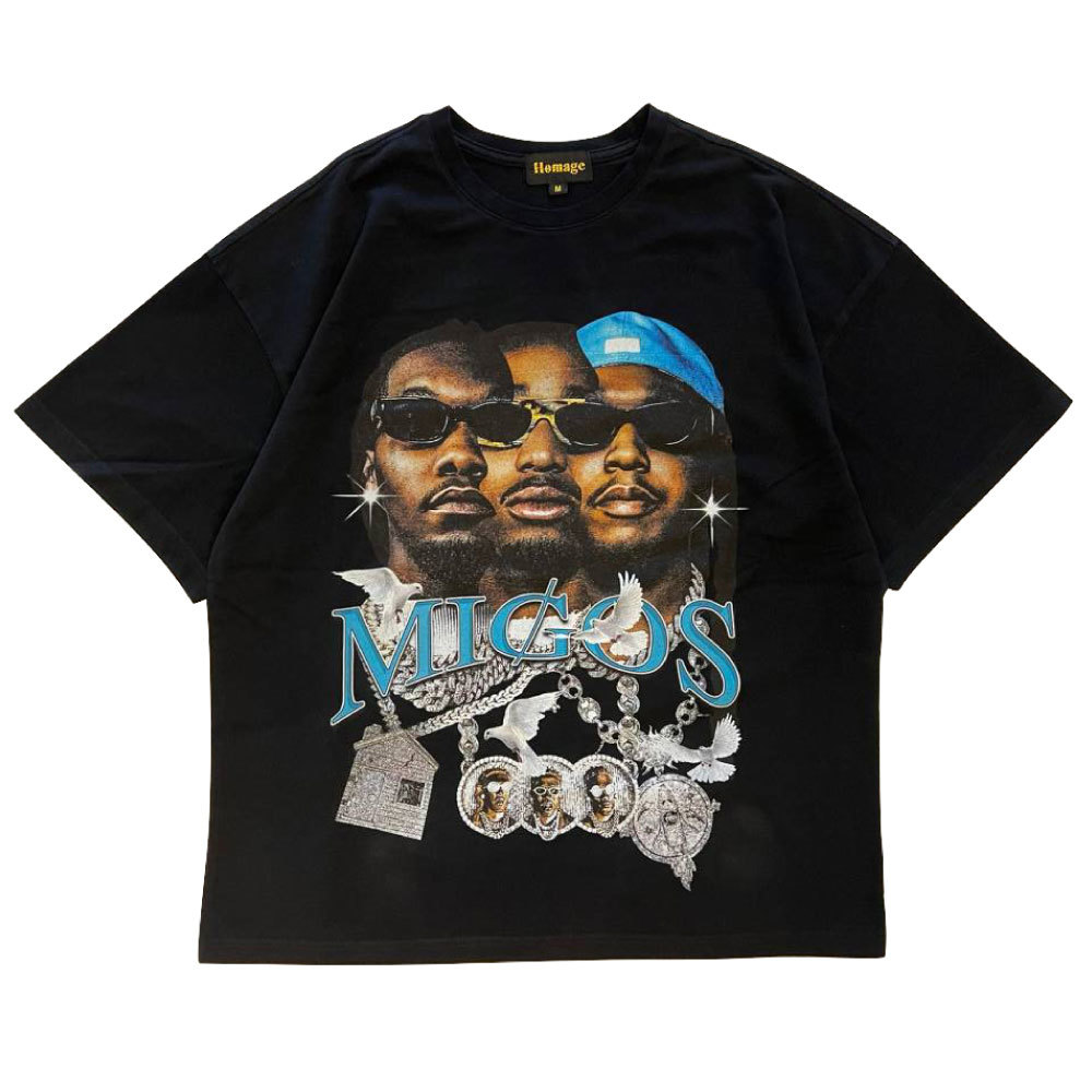 お試し価格！】 Rap Photo III Culture Migos M 新品 Tee Tシャツ 半袖