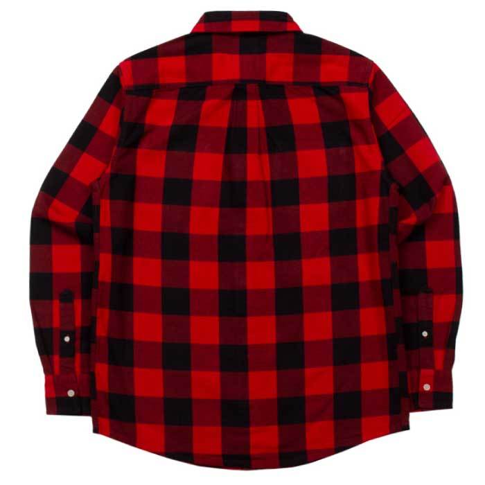 新品 L Acapulco Gold アカプルコゴールド Checker Flannel Button Down Shirt 長袖 チェッカー フランネル ボタン ダウン チェック シャツ_画像2