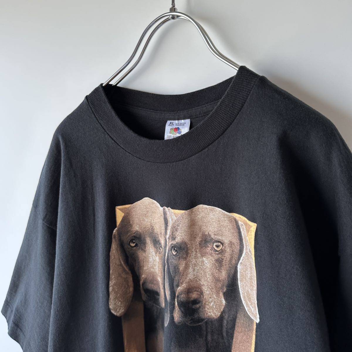 1円スタート】William Wegman ウィリアムウェグマン Tシャツ XL USA製