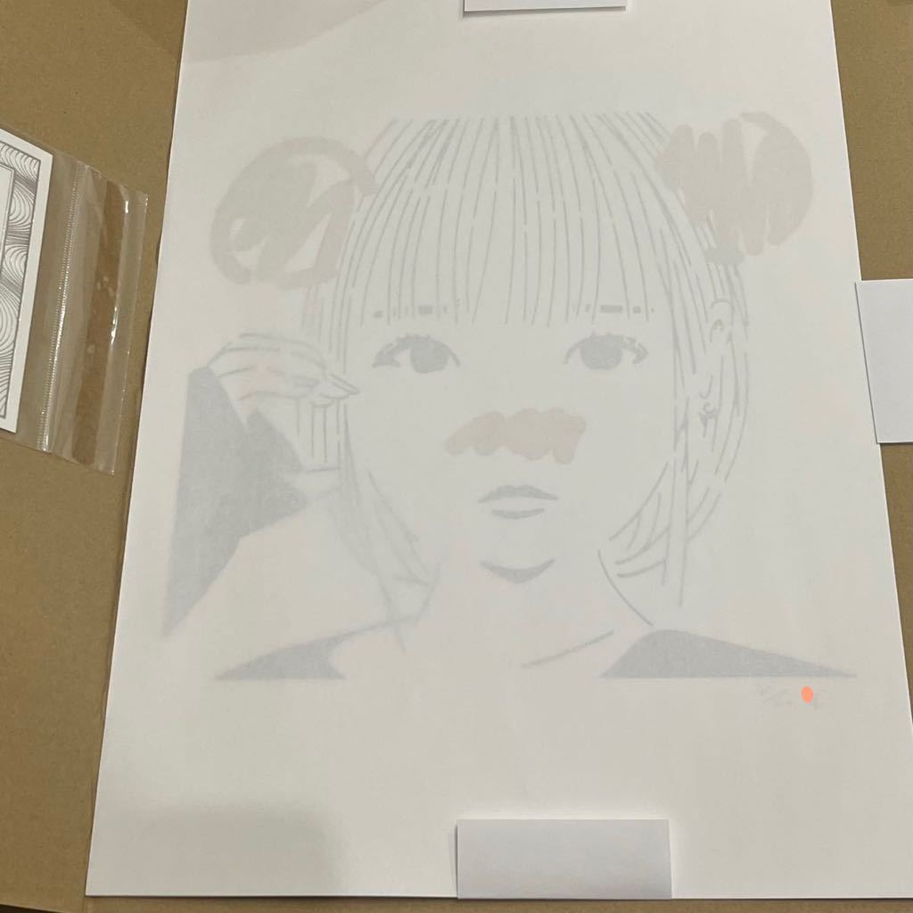 【未使用】山口真人 Spray on paper ED.30 「Welcome to the fantastic magical moment 」Masato Yamaguchi / Backside works. Kyne _画像2