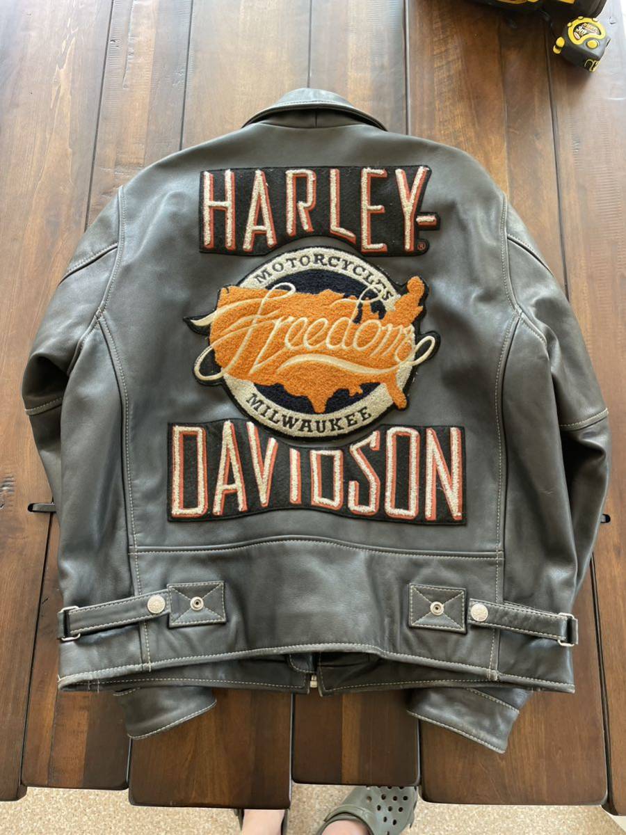 Harley-Davidson ハーレーダビッドソン レザージャケット サイズL(日本