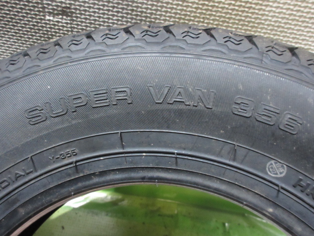 中古タイヤ　145/80R12　ヨコハマ　SUPER VAN 356　未使用品　2023年式　4本セット_画像7