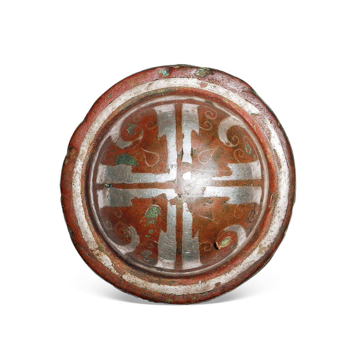 戰國時代 漢代 貴重 銅錯金銀鈕 時代物 收藏品 中国美術 唐物