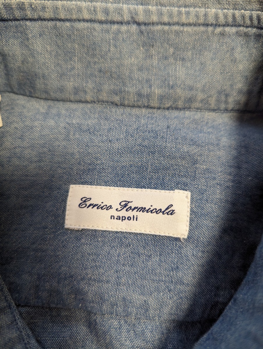 限定製作】 Errico Formicola エッリコフォルミコラ シャツ
