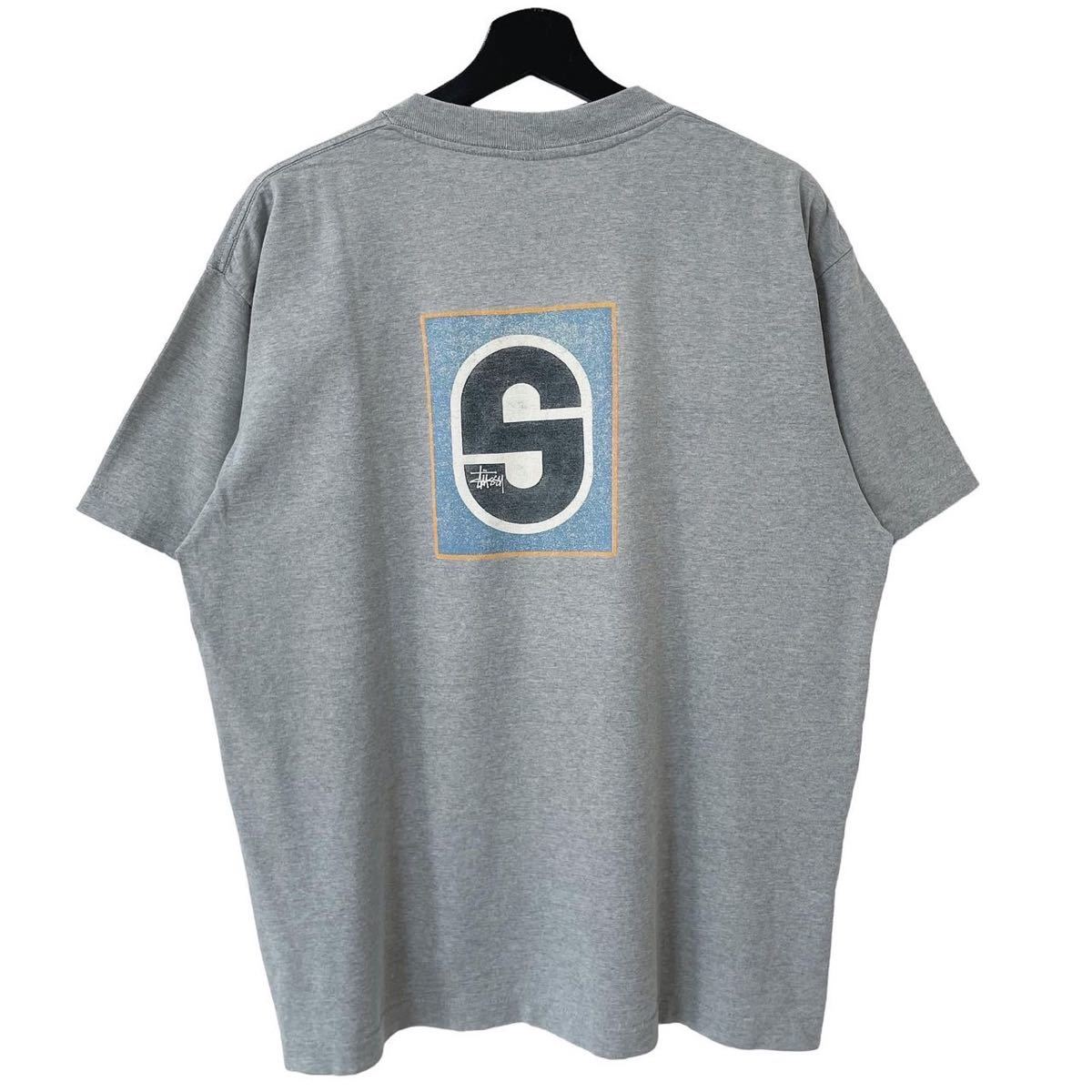 □激レア□90s USA製 OLD STUSSY Sロゴ Tシャツ XL オールド