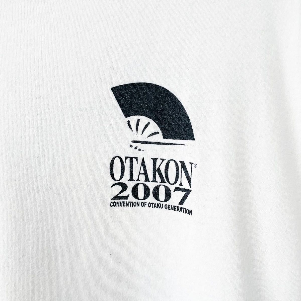 ■激レア■2007's OTAKON オタクフェス Tシャツ XL オタコン 昭和 アニメ レトロ 90s USA製 ビンテージ_画像3