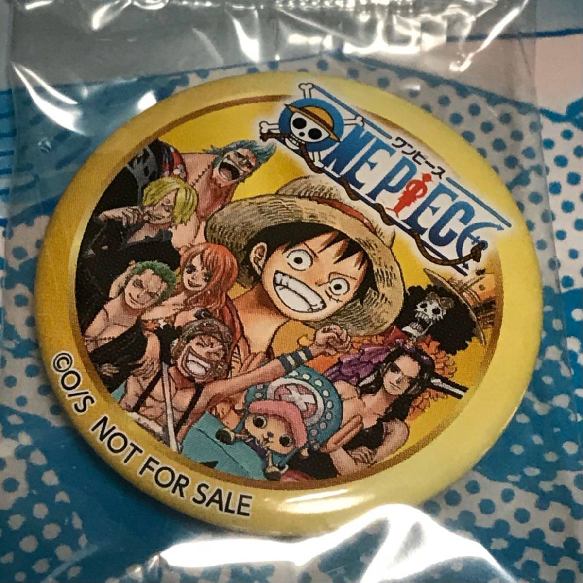 ワンピース ONE PIECE ミニ缶バッチ 麦わらの一味 ジャンプ・ビクトリーカーニバル 2018.非売品_画像1