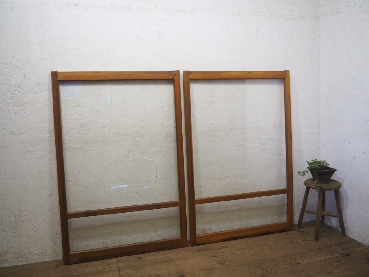 宅配便配送 タM0274◇【H131cm×W88cm】×2枚◇ビンテージ◇レトロな