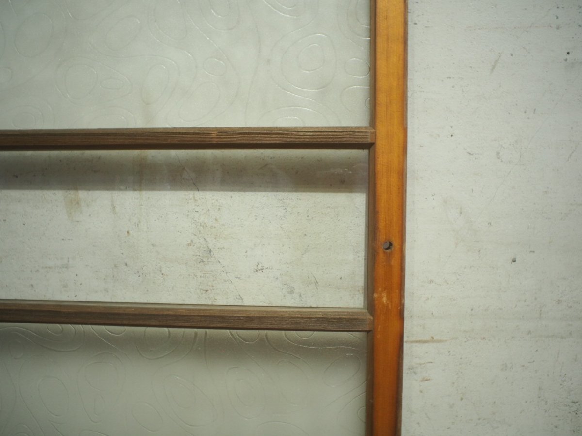 taM0316*(1)[H84cm×W87cm]* тест ... есть старый дерево рамка-оправа стекло дверь * старый двери раздвижная дверь окно рама старый дом в японском стиле воспроизведение . материал retro Vintage K внизу 