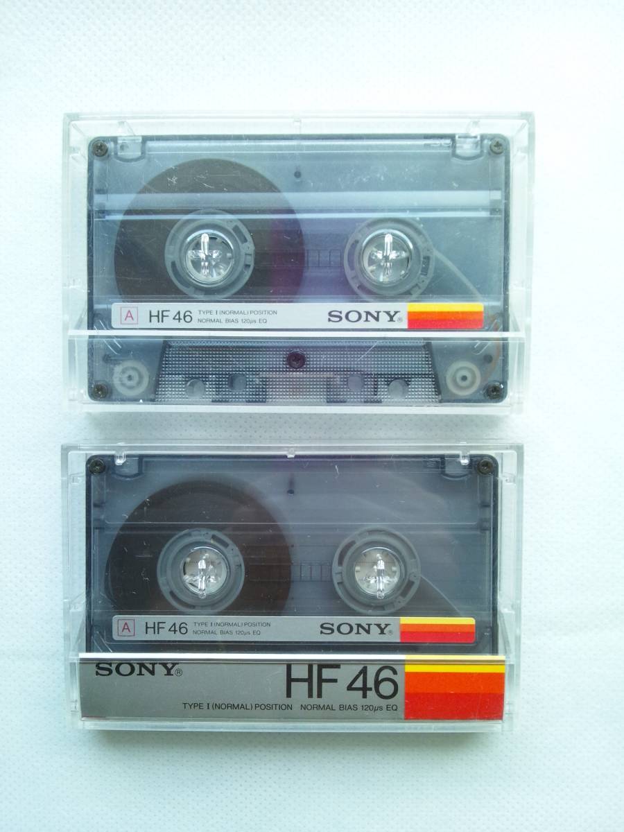 カセットテープ SONY HF 46 x 2本 (TYPE I NORMAL POSITION)｜Yahoo