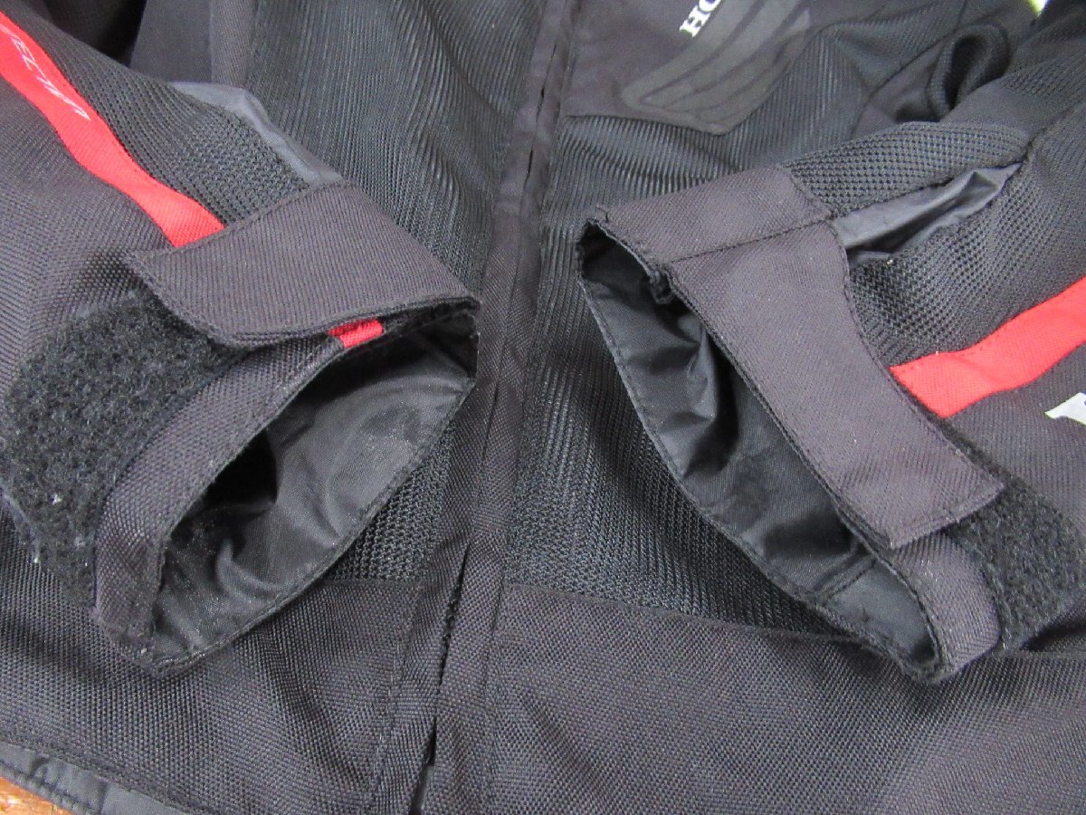 ホンダ OSYEJ-Y3J メッシュジャケット 黒白赤 サイズMの画像9