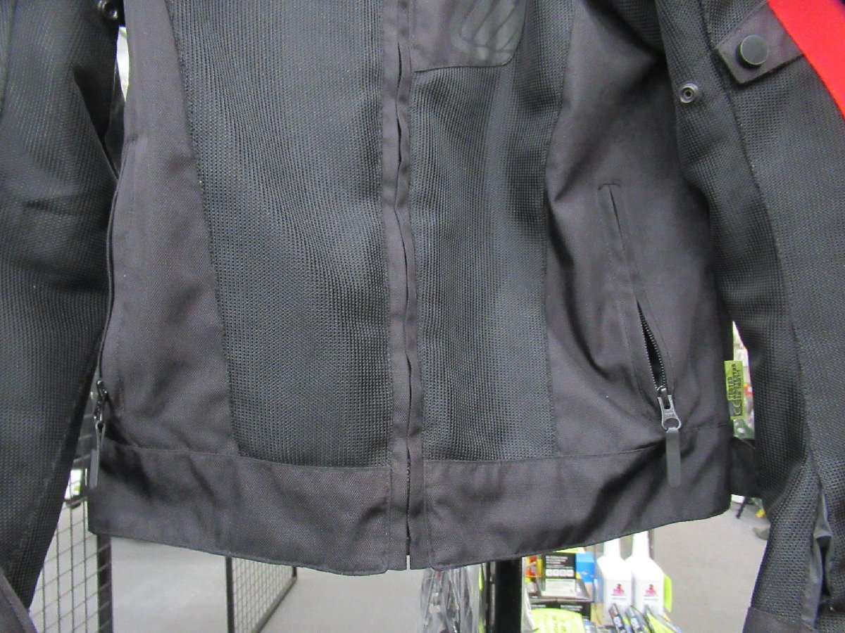 ホンダ OSYEJ-Y3J メッシュジャケット 黒白赤 サイズMの画像3