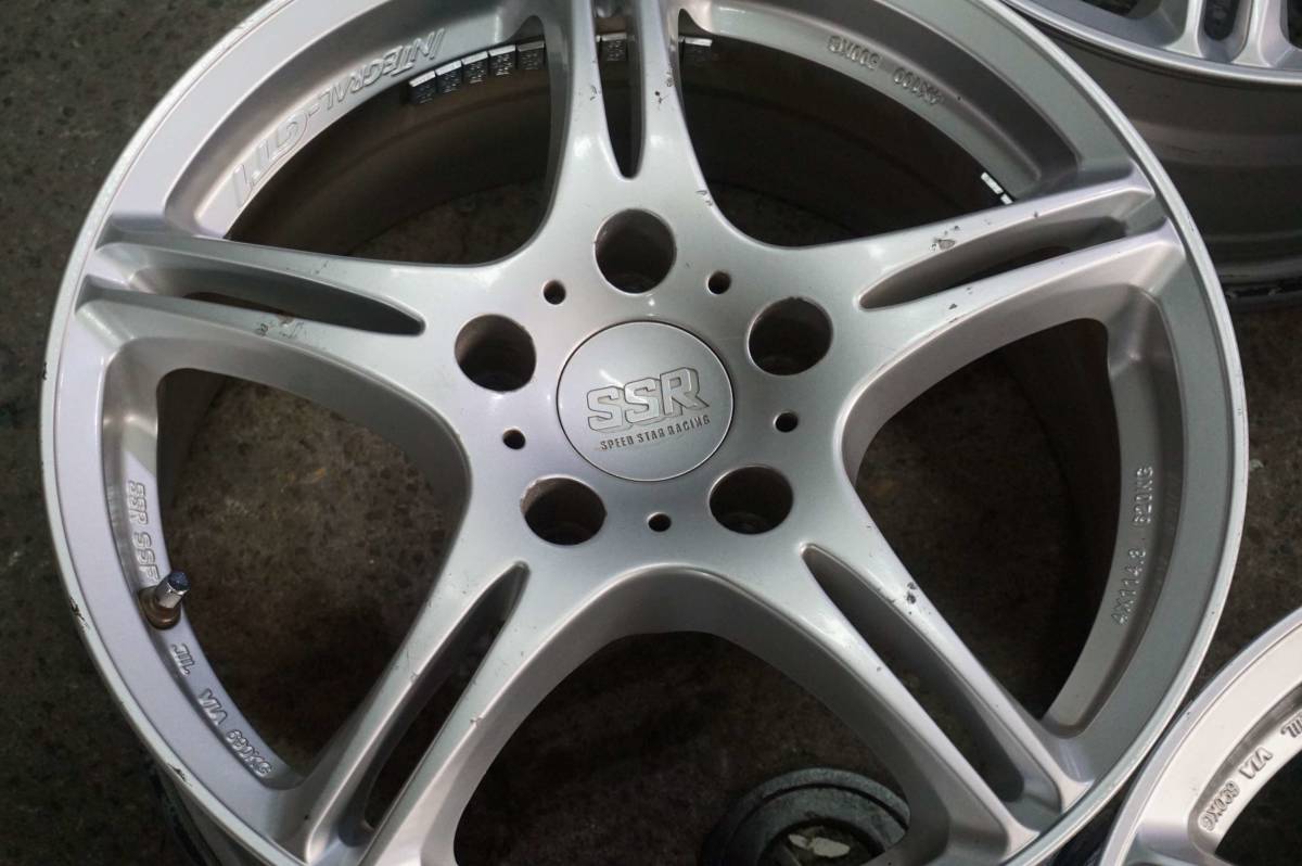 絶版 希少 レア 軽量 SSR インテグラル GT-1 SSF 16in 7J +38 PCD114.3 JDM カスタム *600_画像5