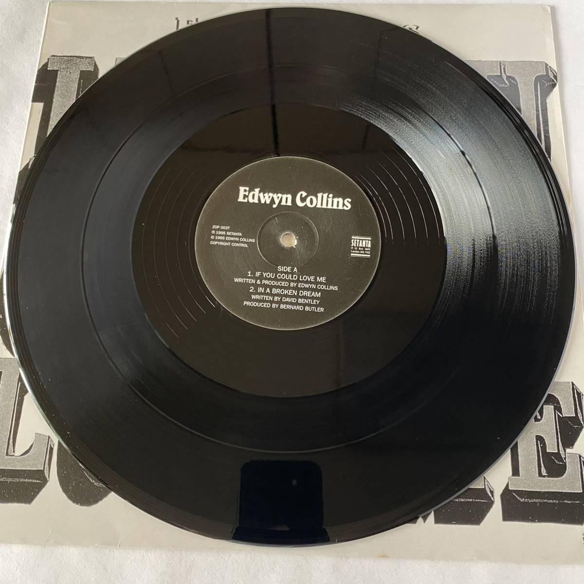 Edwyn Collins / If You Could Love Me [12”] ‘95年 ノーザンソウルな名曲 UKオリジ Orange Juice , Aztec Camera ネオアコ ギターポップ_画像3