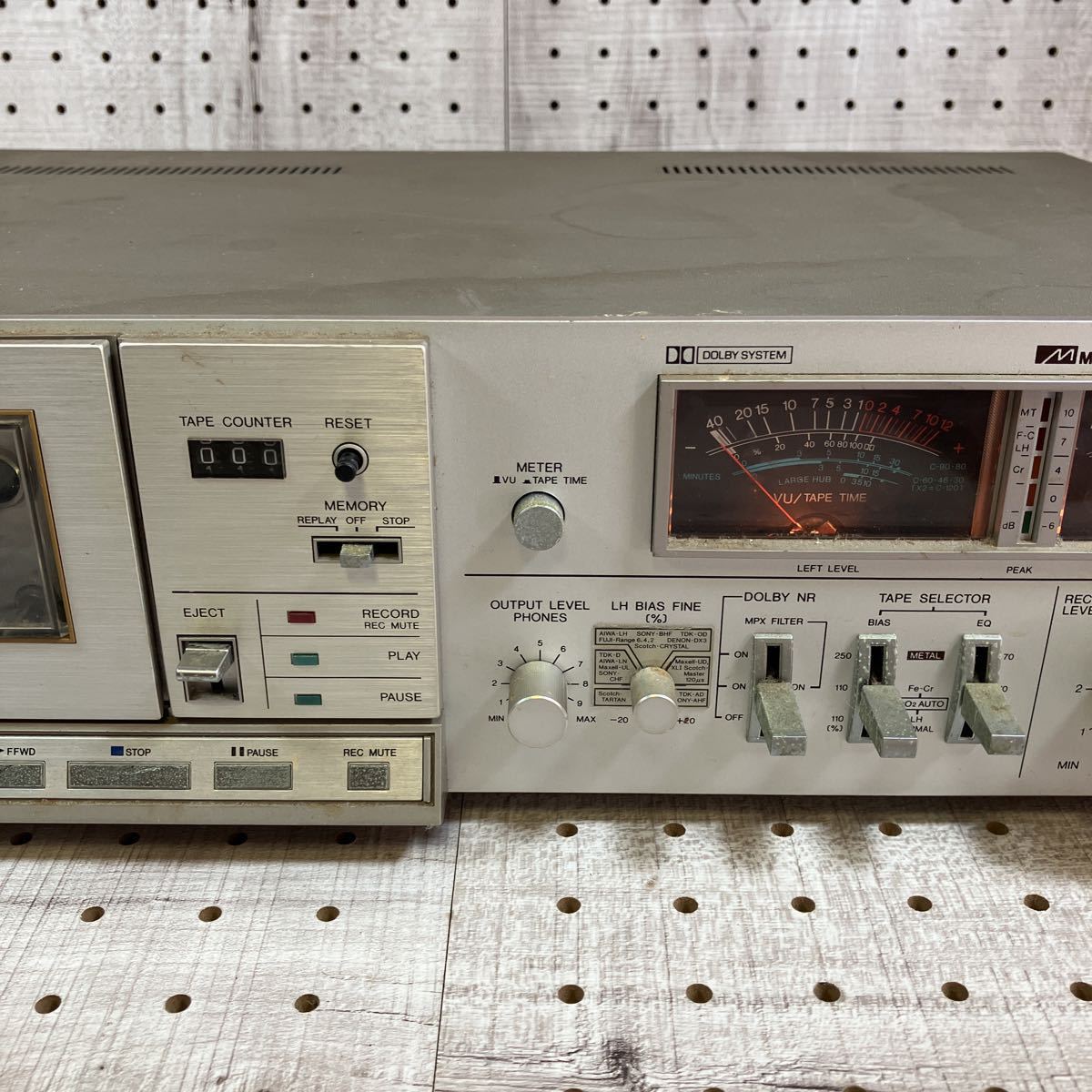 1円〜/AIWA/アイワ/ステレオ/カセットデッキ/AD-F60M/オーディオ 1円〜/AIWA/アイワ/ステレオ/カセットデッキ/AD-F60M/オーディオ