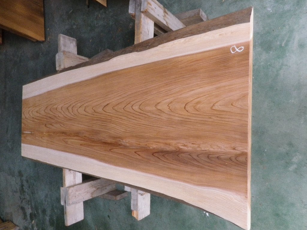 爆買い！ 長190*幅63-85*厚5.5　杉8の木材木工材,一枚板自然木無垢材ＤＩＹ　テーブル天板　スギ 杉
