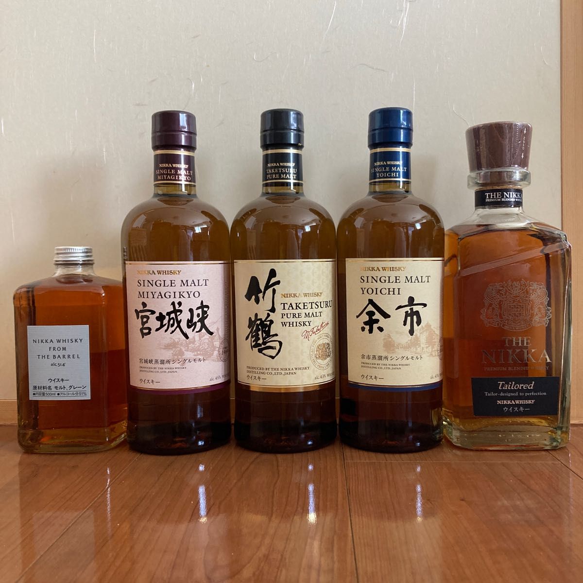 値下げ!ニッカ 竹鶴 余市 他5本セット