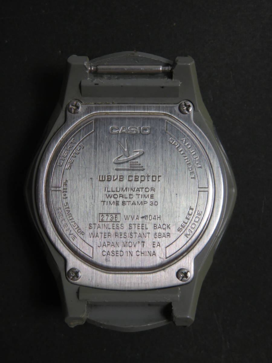 カシオ CASIO ウェーブセプター 2針 デジアナ WVA-104H 男性用 メンズ 腕時計 V460の画像3
