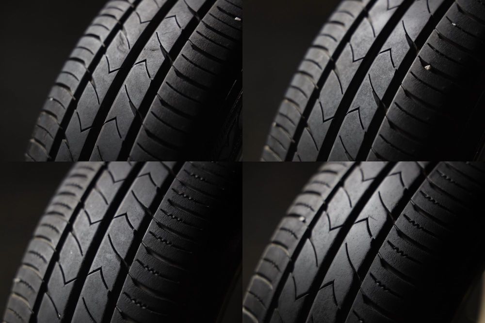 ★バリ山 165/55R14 日産純正アルミ 国産TOYO 2021年製 ラジアル 4本セット オッティモコデイズルークスクリッパーリオNV100等_画像6