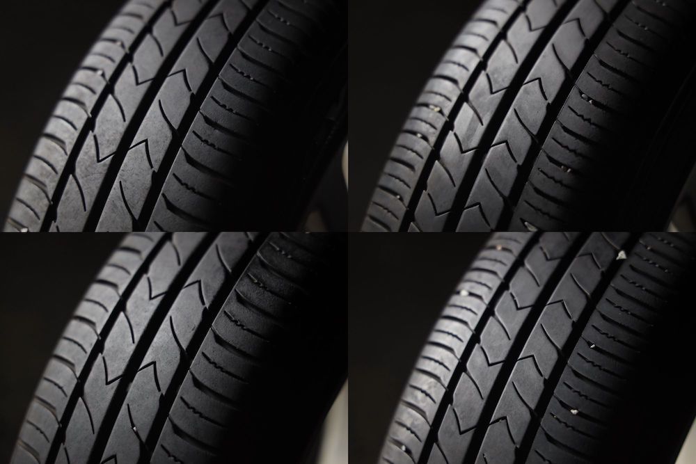 ★バリ山 155/65R14 ダイハツ純正アルミ 国産TOYO 2022年製 ラジアル ウェイクエッセソニカタントミライースムーヴMRワゴンRスペーシア_画像6