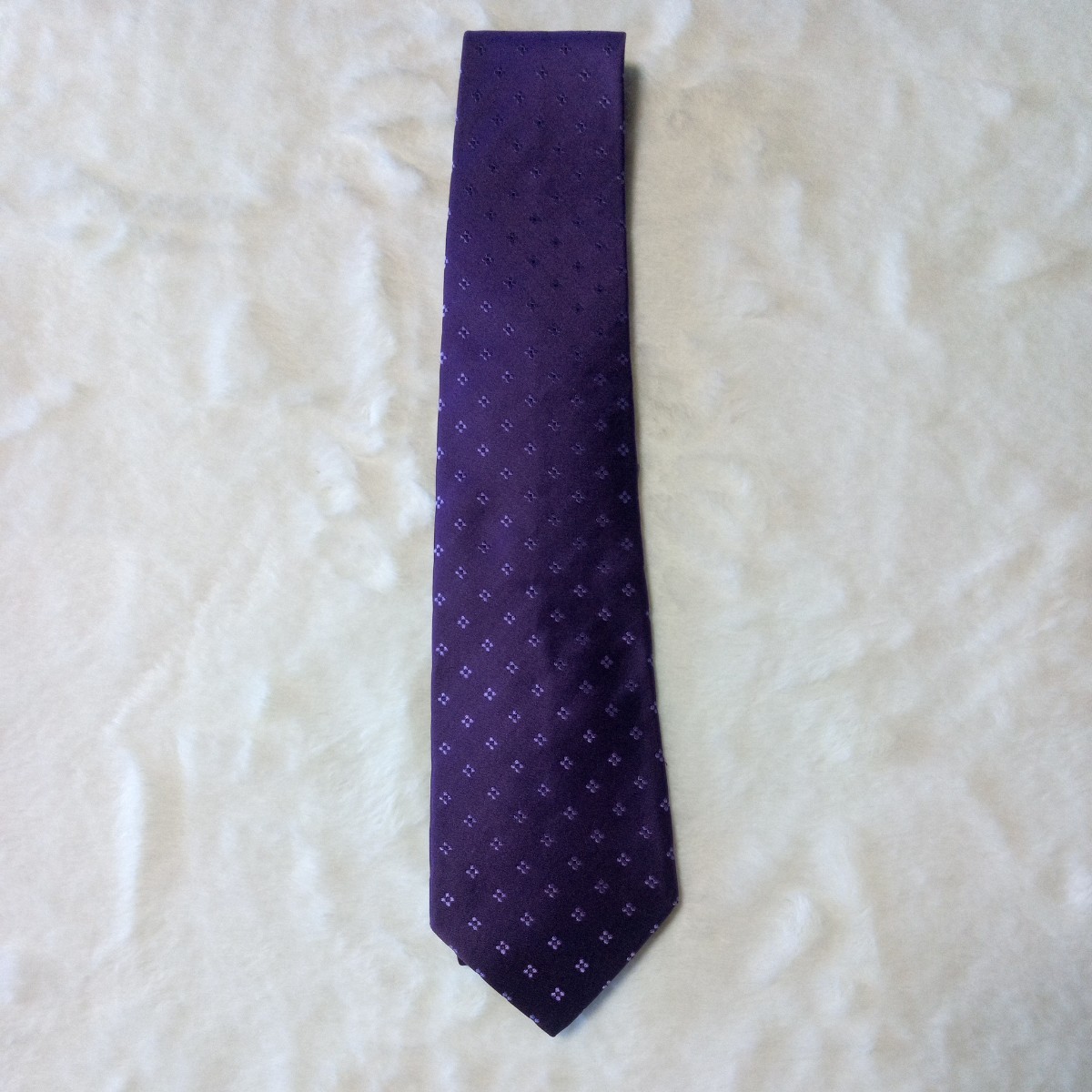 低価格の 美品ネクタイポール・スミス紫色 花柄 ネクタイ