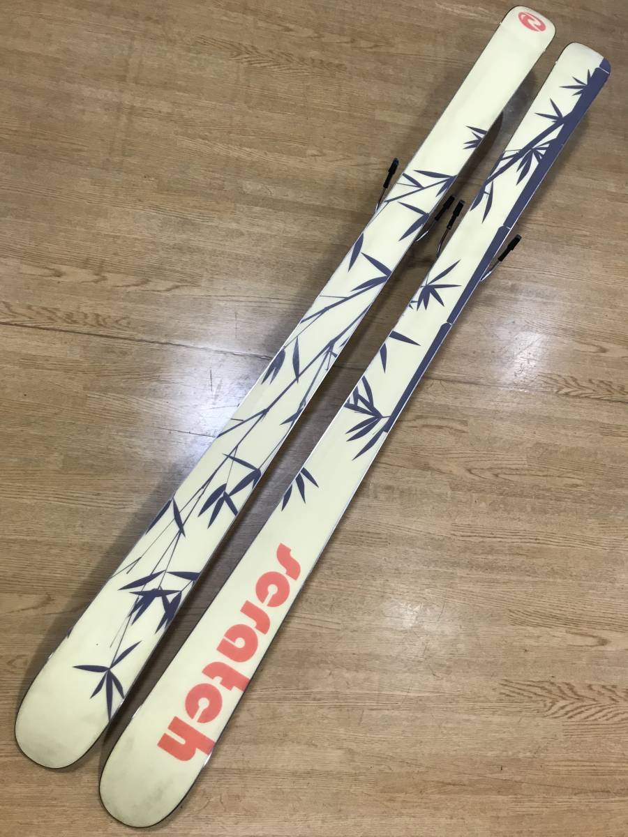 ☆★2024最終クリアランスセール！N173　レディースカービング4点セット板ROSSIGNOL158ｃｍ/ 靴GENFACTORＹ 23.0-23.5ｃｍ/ POLE新品105cm_画像5